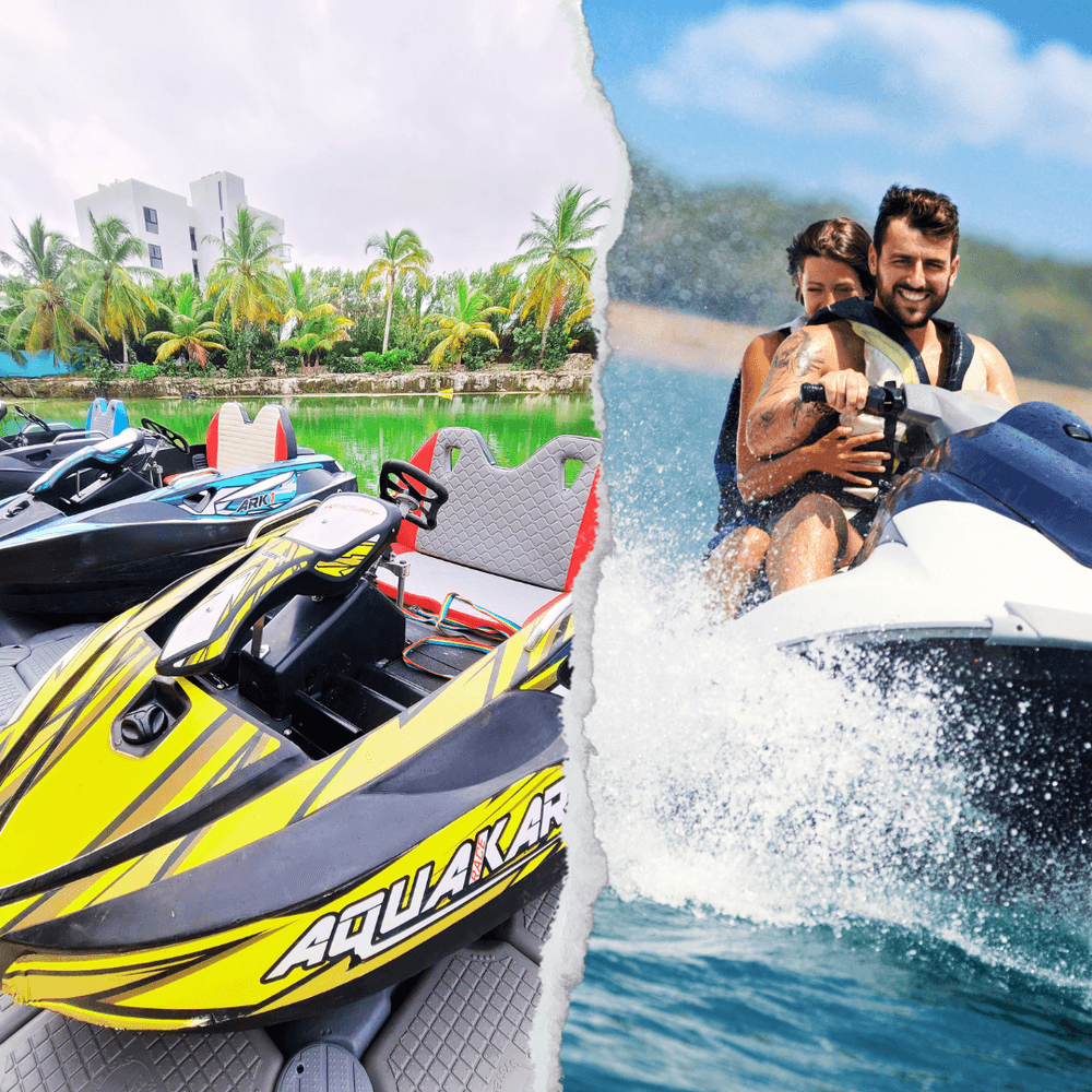 Combo de jet ski y aqua karts en Punta Cana