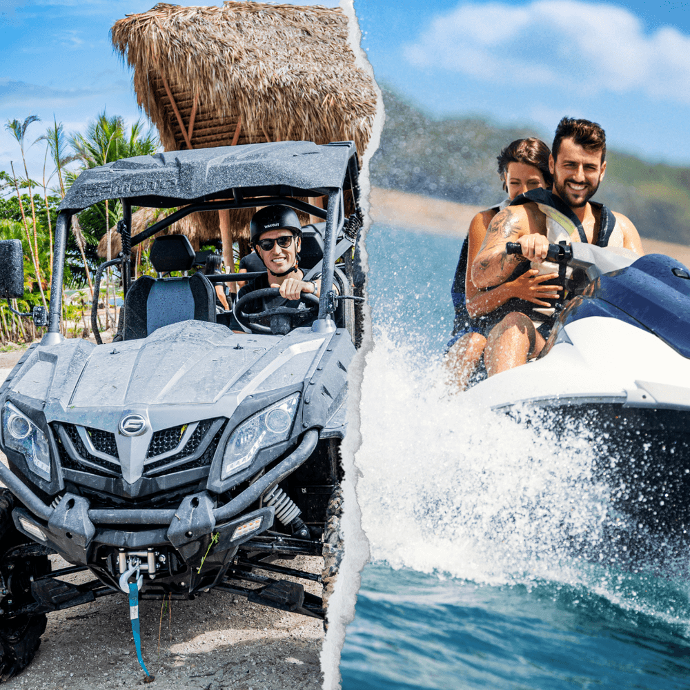 Combo de buggies y jet ski en Punta Cana